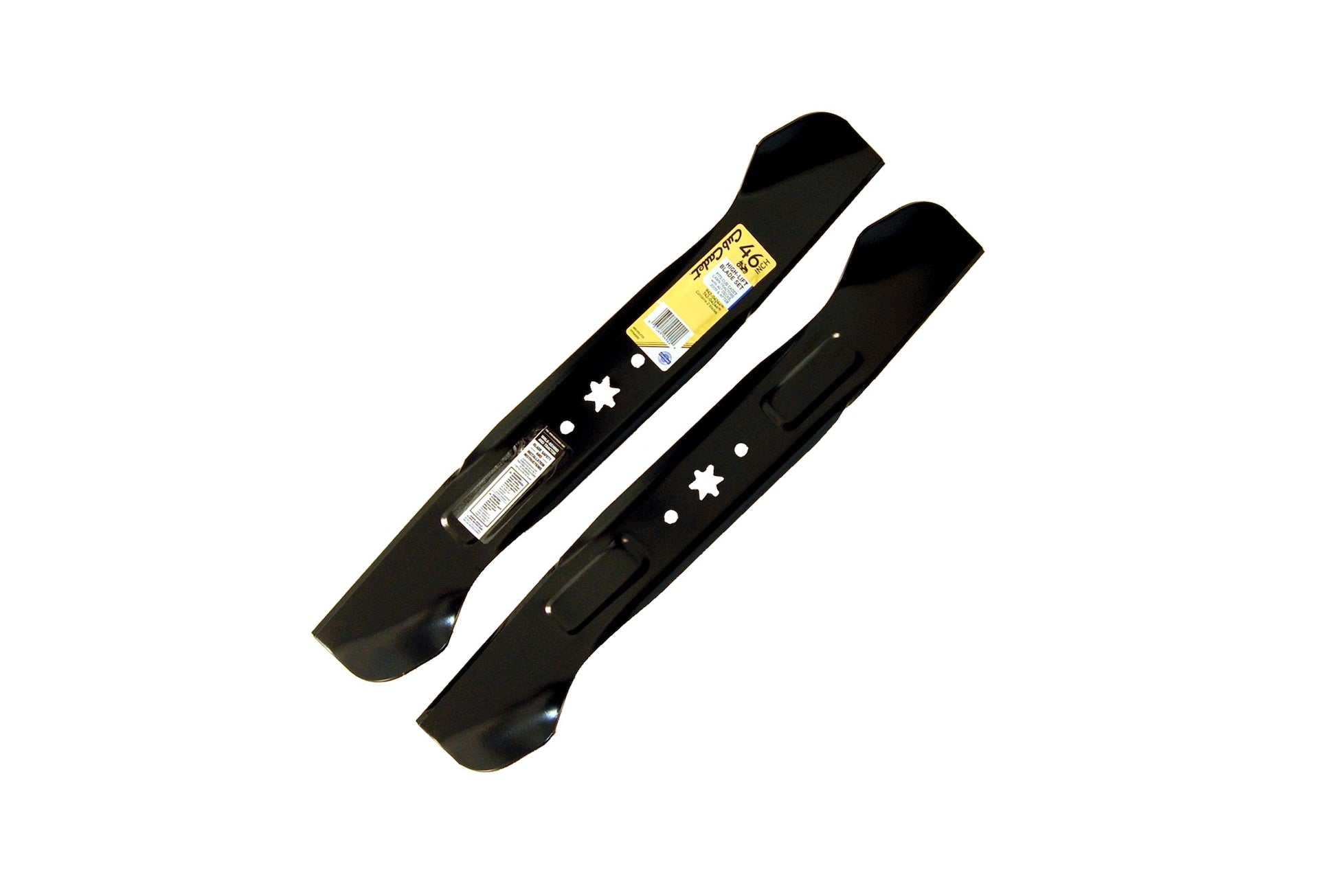 Cub Kadett NX-15 Reitmäher 2-in-1 High-Lift-Blade-Set, passt 2015 & After-Modelle, schwarz, 46-in, 2-pk