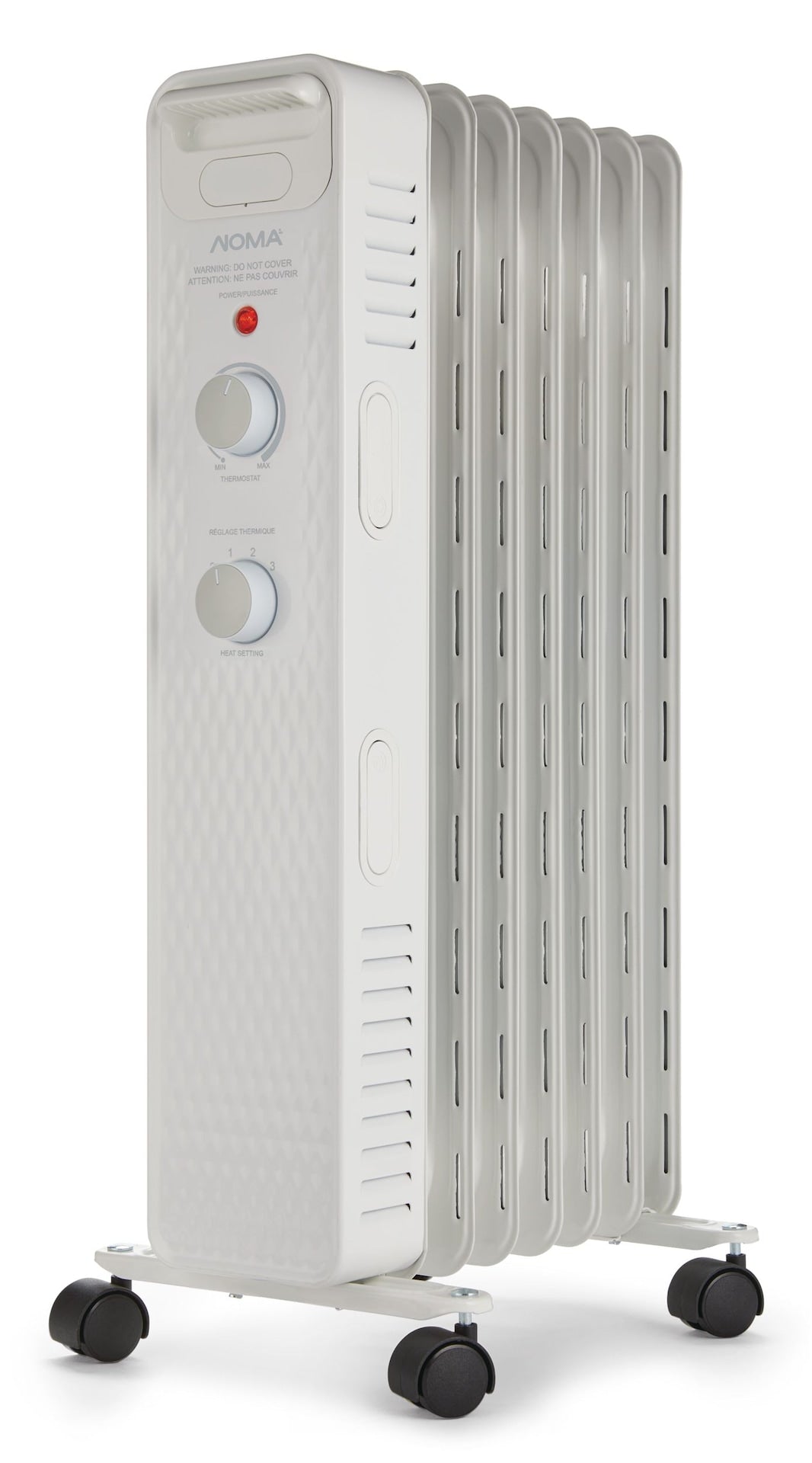 NOMA 3-stelltechnischer, ölgefüllter Kühler mit einstellbarem Thermostat