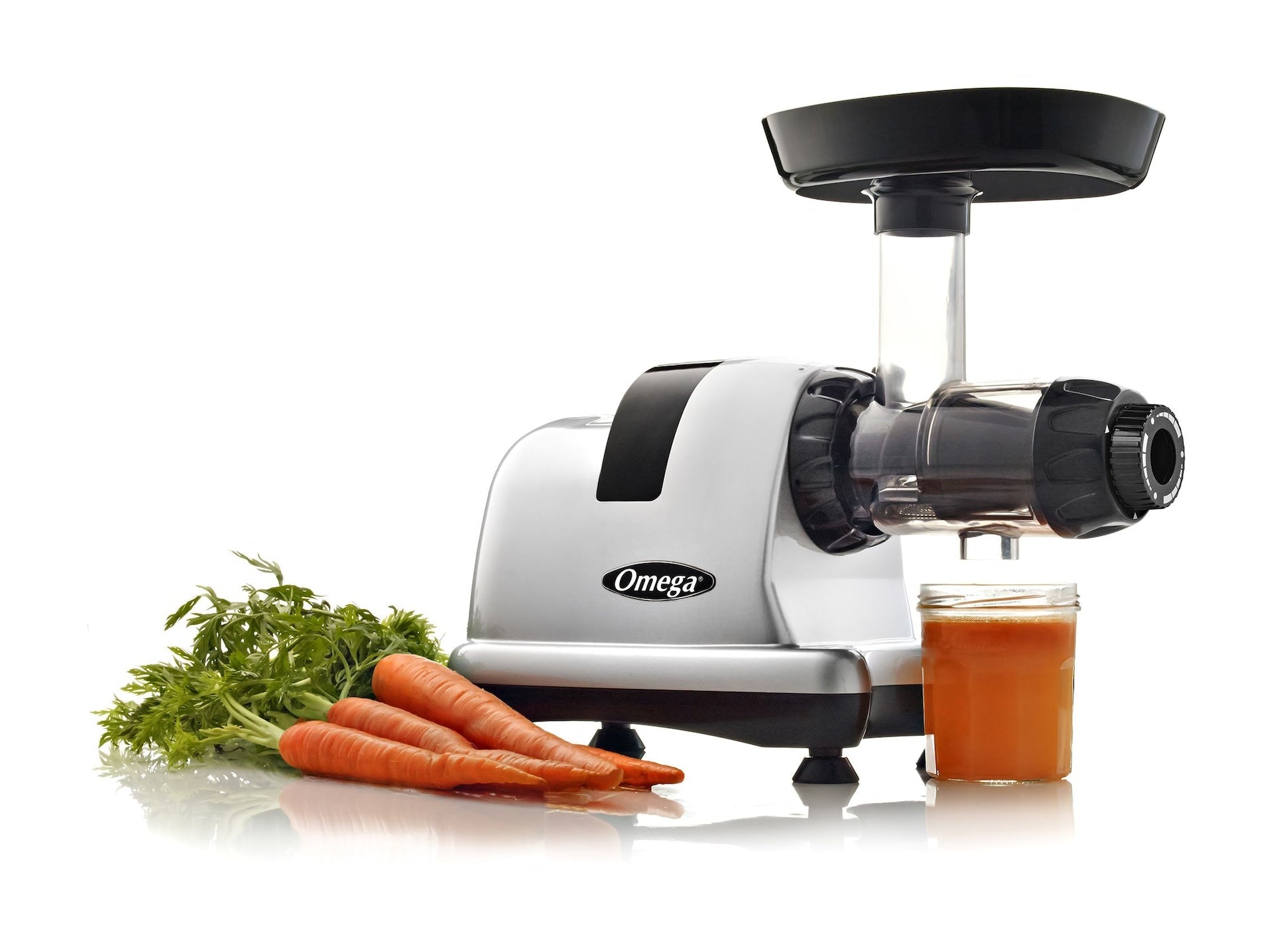 Omega Horizontal Slow Juicer, 150W, 4 Tassen