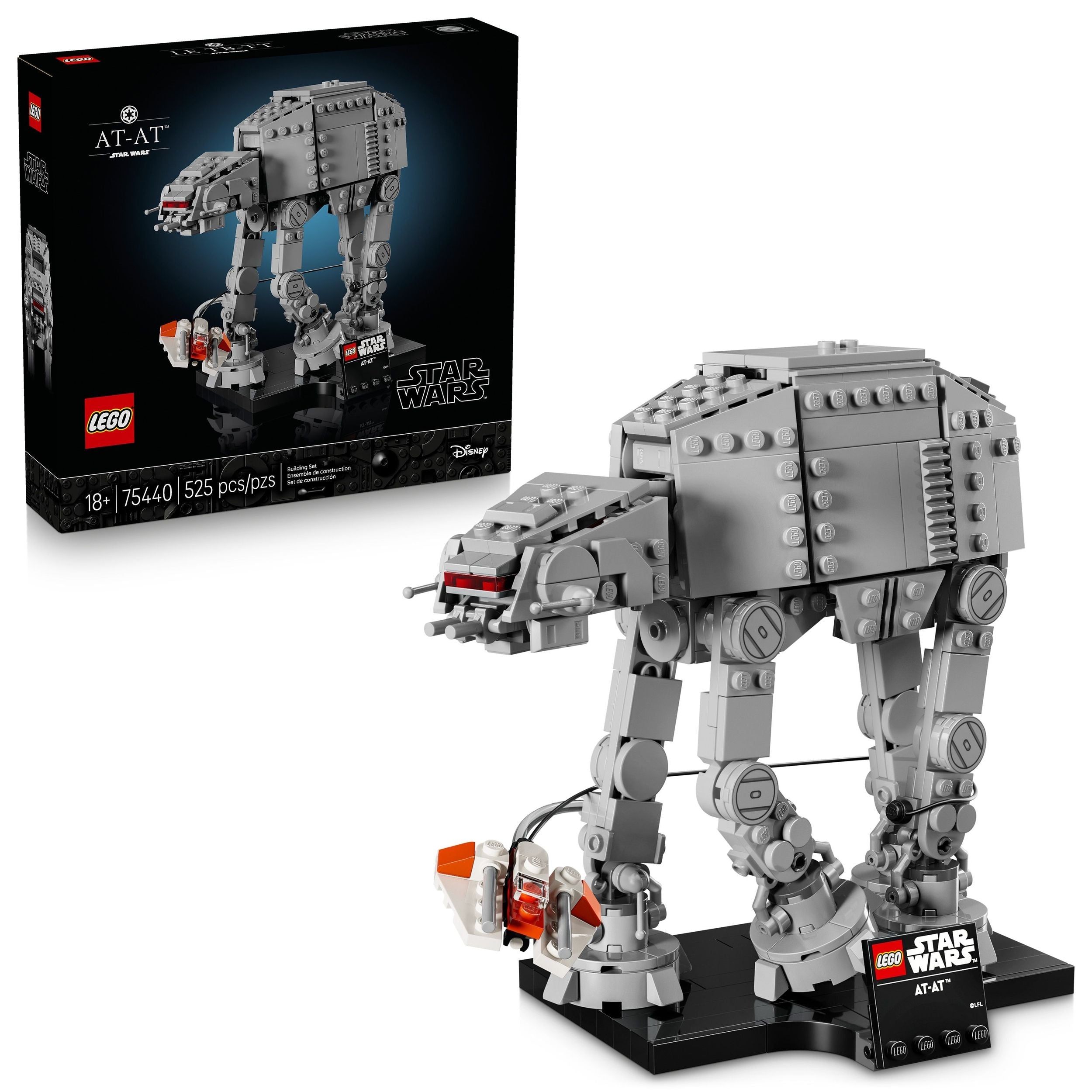 LEGO Star Wars AT-AT Walker Toy Building Set - 75440, 525-pcs, Alter 18+