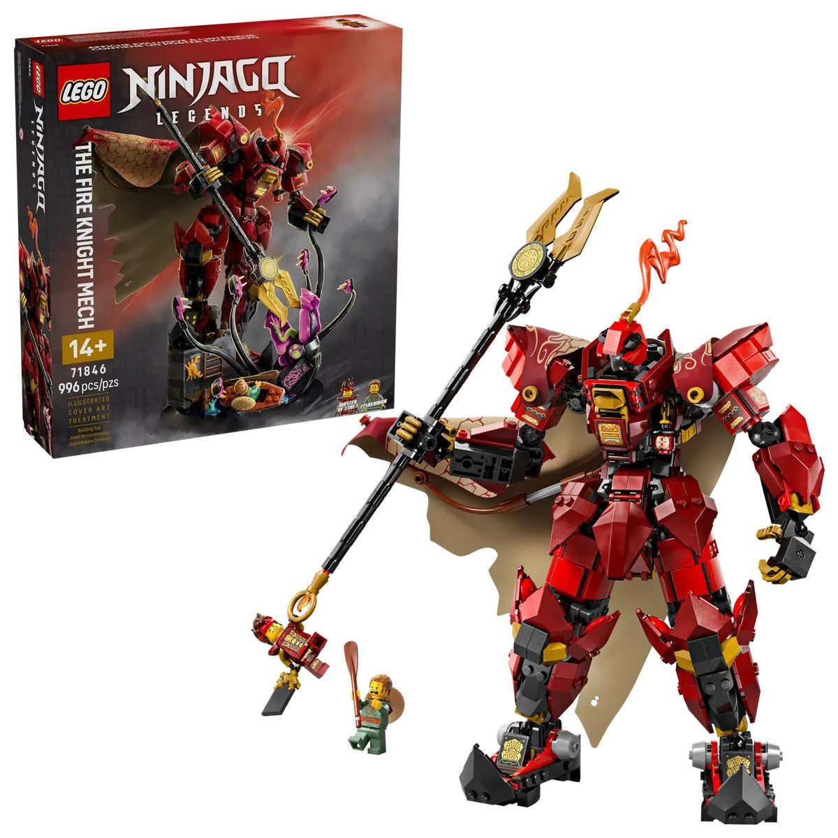 LEGO ninjago der Feuerritter mech - 71846, 996-pcs, Alter 14+