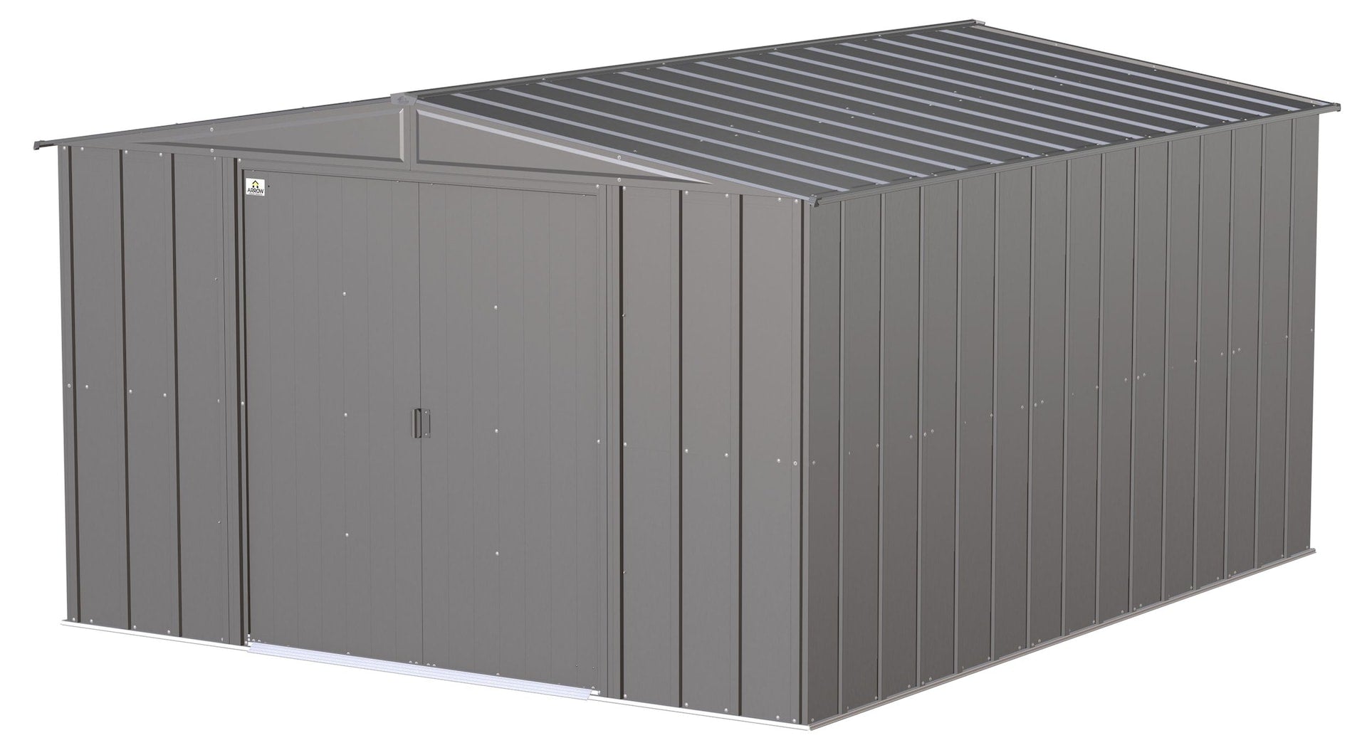 Arrow klassisches verzinktes Stahllagerhaus, Holzkohle, 10-ft x 12-ft