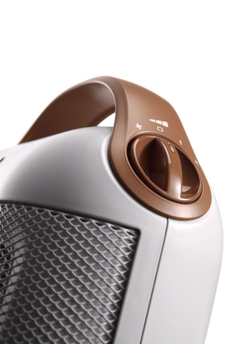 De'Longhi HFX30C15WCA Kapsel Keramiklüfterheizung, weiß