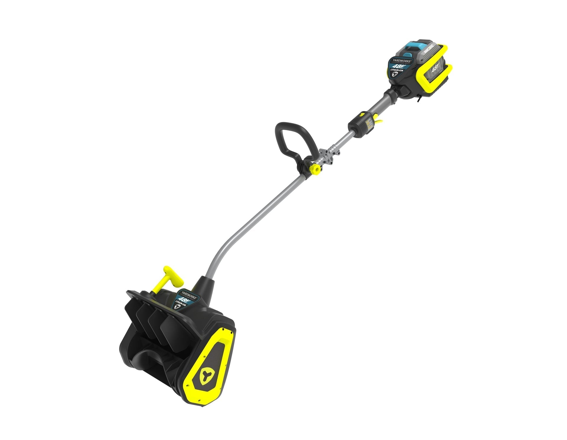 Yardworks 48V bürstenlose schnurlose Schneeschaufel mit 4Ah Batterie & Ladegerät, 12-in