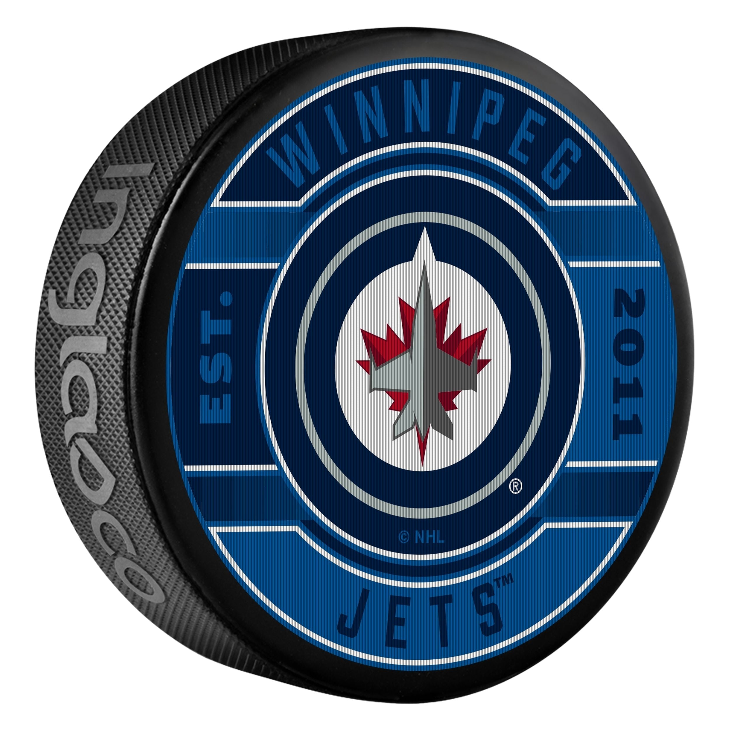 NHL Winnipeg Jets Doppelbild-Lentikularhockey-Puck, 6-oz