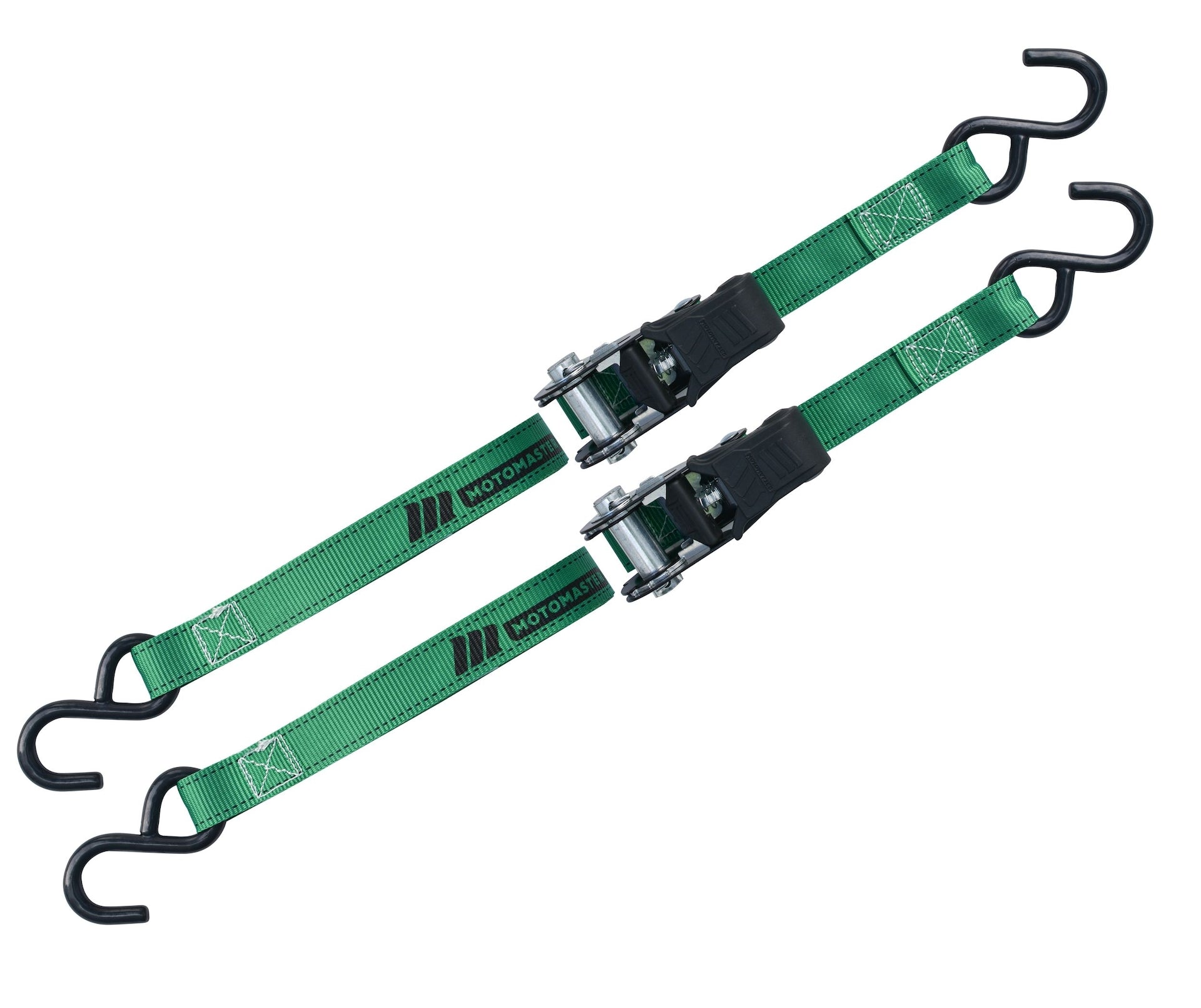 MotoMaster 1.500-lb gepolsterte Ratschenbindebänder, wetterfest, 1-in x 6-ft, 2-pk