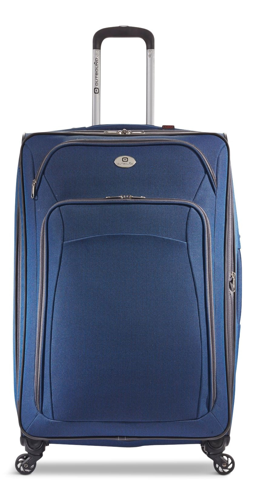 Outbound Coast Expandable Softside Spinner Wheel Reise 28-in Koffer, Nasstasche, blau